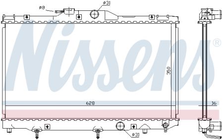 Nissens Nis Radiator Ty Corolla 97 1 4 I 16v Oe 0d030 Kupit V Magazine Eshop