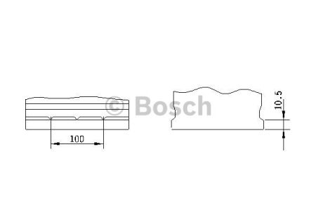 0 092 S30 170 BOSCH Аккумулятор Bosch S3, 45Ah, En300, левый 
