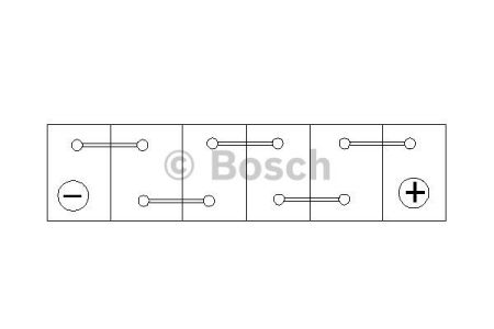 0 092 S30 070 BOSCH Аккумулятор Bosch S3 70Ah, EN 640 правый 